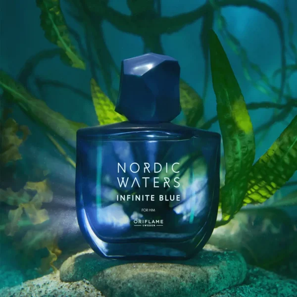 ادکلن ادوپرفیوم مردانه Nordic Waters Infinite Blue 75ml - Image 4