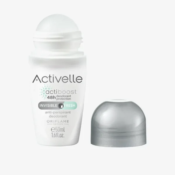 دئودرانت رولی Activelle Invisible 50ml - Image 2